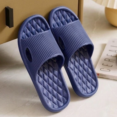 Dép lê trong nhà, nhà tắm, khách sạn nhẹ thoáng khí, đúc nguyên khối bền, giá 28.000đ - Slipper Vân Sọc 98bg
