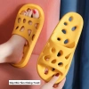 Dép lỗ nam nữ đúc nhựa Eva trơn thoáng khí, nhẹ, chống trượt, không thấm nước, nhiều màu 8
