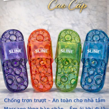 Dép lỗ S'line Hàn Quốc Chính Hãng Cao Cấp - Siêu Bền, Thoải mái trong nhà tắm, Giá chỉ 125.000₫