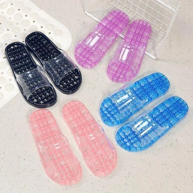 Dép Massage dày TIEZI - Dép xỏ ngón nền tảng trong suốt, chống trượt, giày hở mũi, giá ưu đãi 108.756₫
