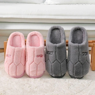 Dép NAMSHEVA cotton mùa đông nam - ấm áp, chống trượt, sang trọng, 95.472₫