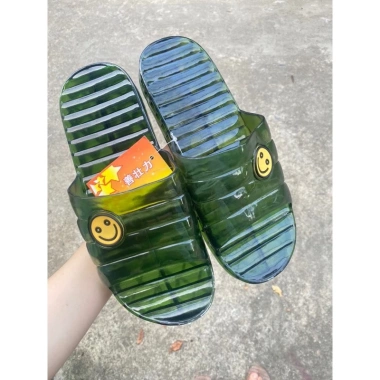 Dép nhựa trong dẻo Mặt Cười 098 - Siêu nhẹ, thoáng mát, dùng trong nhà và văn phòng, giảm còn 31.500 đồng