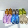 Dép nhựa trong suốt chống trơn, lỗ thoát nước, dùng cho tắm và vệ sinh - 25.000