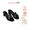 Dép Nữ Cao Gót Carnaval Quai Chữ H Hiện Đại Gót Vuông 5 Phân - Giá chỉ 199.700đ