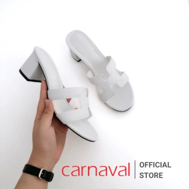 Dép Nữ Cao Gót Carnaval Quai Chữ H Hiện Đại Gót Vuông 5 Phân - Giá chỉ 199.700đ
