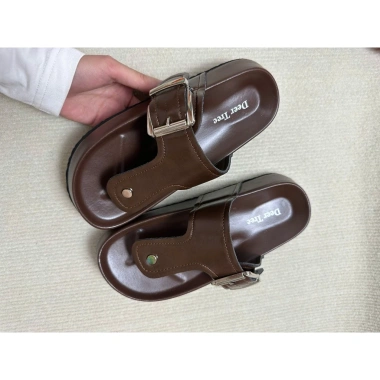 Dép nữ kẹp ngón da mềm mại DEER TREE - Trẻ trung, êm ái, hót 2.025, giá chỉ 99.000đ