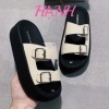 Dép Nữ Thời Trang cao 5cm quai Ngang, khóa Vuông da mềm, đế cao su êm nhẹ, không trơn trượt - 175k 4