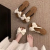 Dẹ́p Nữ Xỏ Ngón Đế Phẳng Hình Nơ Đi Hàng Ngày, Biển Size 36-41 Giày Zep Store 3
