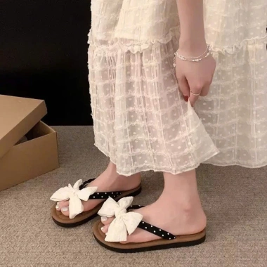 Dẹ́p Nữ Xỏ Ngón Đế Phẳng Hình Nơ Đi Hàng Ngày, Biển Size 36-41 Giày Zep Store 8 Dẹ́p Nữ Xỏ Ngón Đế Phẳng Hình Nơ Đi Hàng Ngày, Biển Size 36-41 Giày Zep Store 8