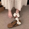 Dẹ́p Nữ Xỏ Ngón Đế Phẳng Hình Nơ Đi Hàng Ngày, Biển Size 36-41 Giày Zep Store 9