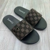 Dép quai ngang kẻ caro vân chìm, quai da, đế PU, size 37-43, giá ưu đãi 79.500₫ 2