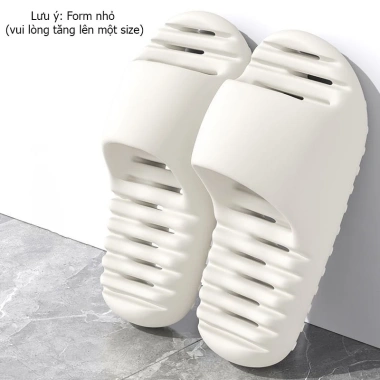 Dép quai ngang nam nữ nguyên khối êm chân, đế cao su đúc lỗ thoát nước - 48.000₫ 7