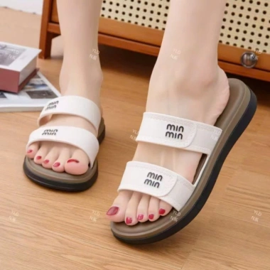 Dép Quai Ngang Nữ MIN MIN Êm Chân - Đế Mềm Không Trơn, Thoải Mái Đi Học và Đi Chơi, Giá Ưu Đãi 148.5k 5