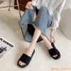 Dép quai vải mềm 1B24 đế cao 3cm họa tiết bèo vuông - đẹp xịn giảm giá 77.350 VND 4