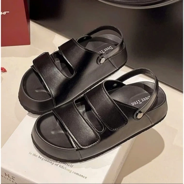 Dép Sadan Nữ Da Mềm Đế Cao 4cm Quai Da Mềm Phom Gọn Chân Tôn Dáng - Giá 89k