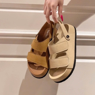 Dép Sadan Nữ Da Mềm Đế Cao 4cm Quai Da Mềm Phom Gọn Chân Tôn Dáng - Giá 89k
