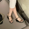 Dép sandal đế xuồng hở mũi đính tán AG27 – Thời trang Quảng Châu, chỉ 484.999₫ 6