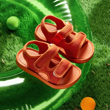 Dép sandal Mario 2 quai velcro, đế EVA mềm, phù hợp bé sơ sinh tập đi thời trang 4 Dép sandal Mario 2 quai velcro, đế EVA mềm, phù hợp bé sơ sinh tập đi thời trang 4