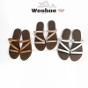Dép sandal nữ quai chéo đế bệt WOSHOE đi biển size 34-42 WG006 - Giá 135k 2