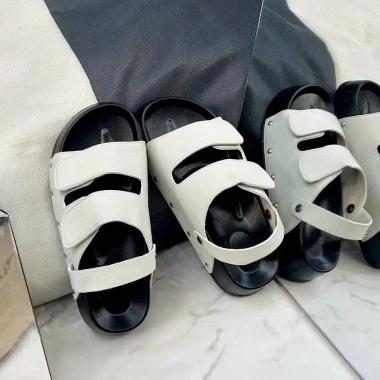 Dép sandal nữ quai hậu da lộn mềm, đế cao 4-5cm, chốt đinh - Giá hot 129k