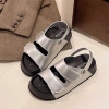 Dép sandal nữ quai hậu da trơn đế cao 4-5cm thời trang cao cấp giảm còn 99.000₫