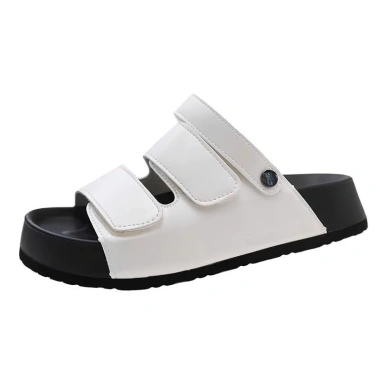 Dép sandal nữ quai hậu da trơn đế cao 4-5cm thời trang cao cấp giảm còn 99.000₫