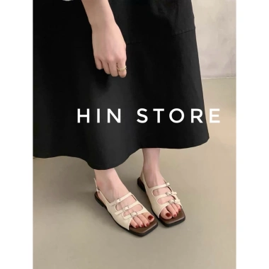 Dép sandal nữ quai hậu đế bệt 3 khuy cài hở mũi Hàn Quốc, hottrend đi chơi, giá 149k 10 Dép sandal nữ quai hậu đế bệt 3 khuy cài hở mũi Hàn Quốc, hottrend đi chơi, giá 149k 10