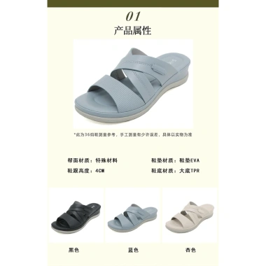 Dép sandal nữ thời trang đế dày cỡ lớn, giày đi biển phong cách nước ngoài - 425.000₫