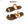 Dép sandal nữ xỏ ngón đế bệt WOSHOE big size 34-42 - Giá ưu đãi 141.000₫