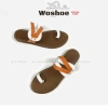 Dép sandal nữ xỏ ngón đế bệt WOSHOE big size 34-42 - Giá ưu đãi 141.000₫ 2