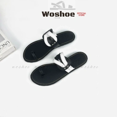 Dép sandal nữ xỏ ngón đế bệt WOSHOE big size 34-42 - Giá ưu đãi 141.000₫