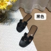 Dép sandal phẳng da thật đi biển mùa xuân hè 2.021, hộp và túi xách nữ giảm giá 3