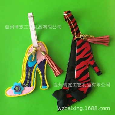 Dép sáng tạo khâu thêu PU - Thẻ hành lý phim hoạt hình có thể thêu - Giá 45.775₫