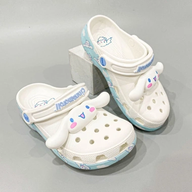 Dép sục classic Cinnamoroll unisex cao cấp, kèm charm, nhựa EVA, chỉ 405.000₫