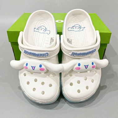 Dép sục classic Cinnamoroll unisex cao cấp, kèm charm, nhựa EVA, chỉ 405.000₫