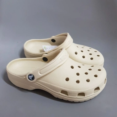 Dép sục Crocs Classic người lớn, nhựa không mùi, nhẹ êm chân, tặng 10 sticker