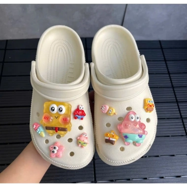 Dép sục Crocs nữ nam hottrend 2.025 - Quốc dân học sinh, sinh viên, đi làm, size 36-43, chỉ 100k 3