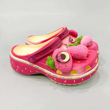 Dép sục Dinas Classic Platform Lotso Gấu dâu 5 phân nữ và jibbitz Giá 450.000 10 Dép sục Dinas Classic Platform Lotso Gấu dâu 5 phân nữ và jibbitz Giá 450.000 10