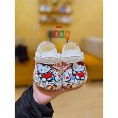Dép sục EVA không mùi Sticker Mèo Hello Kitty cho bé gái - Chống trơn trượt, chỉ 99k