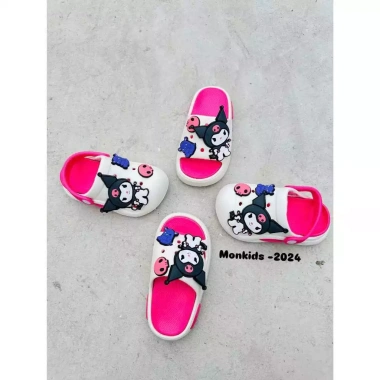 Dép sục Kuromi hồng bé gái EVA êm nhẹ họa tiết dễ thương mẫu mới 2.025 89k 2