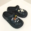 Dép sục nữ bánh than hoạt hình - Đế cao 4cm, chống trơn trượt, trong nhà ngoài trời 6