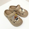 Dép sục nữ bánh than hoạt hình - Đế cao 4cm, chống trơn trượt, trong nhà ngoài trời 8