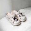 Dép sục nữ bánh than hoạt hình - Đế cao 4cm, chống trơn trượt, trong nhà ngoài trời 9