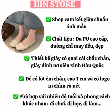 Dép sục nữ bệt mũi vuông da mềm sang chảnh, quai cài tiện lợi - Hottrend MS52, giảm còn 189k 5 Dép sục nữ bệt mũi vuông da mềm sang chảnh, quai cài tiện lợi - Hottrend MS52, giảm còn 189k 5