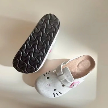 Dép sục nữ Birjens thêu Hello Kitty phong cách Hàn Quốc Fullbox QCC 175k 2