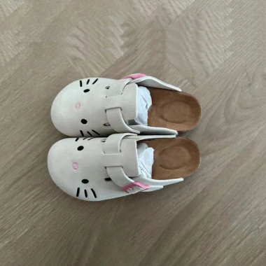 Dép sục nữ Birjens thêu Hello Kitty phong cách Hàn Quốc Fullbox QCC 175k 8