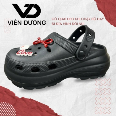 Dép Sục Nữ Cross Đúc Nguyên Khối – Đế Mềm Chống Trượt, Thoáng Khí, Giá 89.000₫