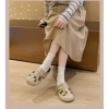 Dép sục nữ da lộn LOVE mũi tròn, chống trơn trượt, 2 màu + tặng 10 charm - 105.621₫ 6