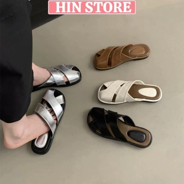 Dép sục nữ đế cao 2cm da mềm MS37 - Sang chảnh, phù hợp đi chơi, đi học, giảm giá 175.900₫