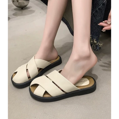 Dép sục nữ đế cao 2cm da mềm MS37 - Sang chảnh, phù hợp đi chơi, đi học, giảm giá 175.900₫